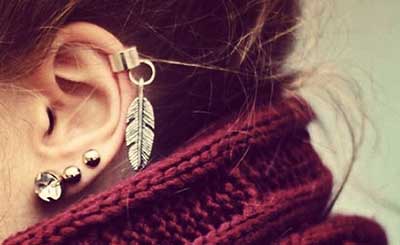 piercing na orelha