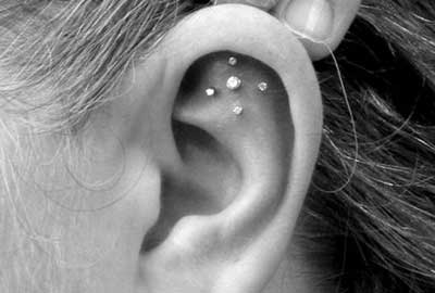 imagens de piercings na orelha