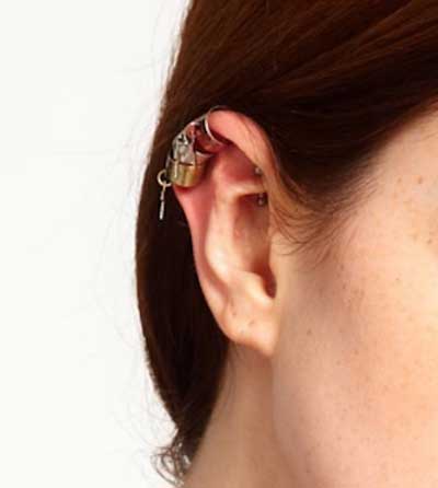 sugestões de piercings na orelha