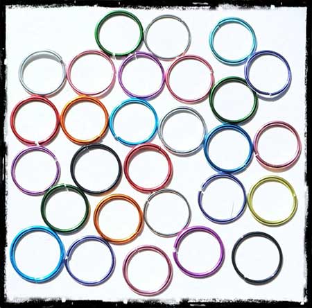 Piercing Falso 1 coloridos e fakes